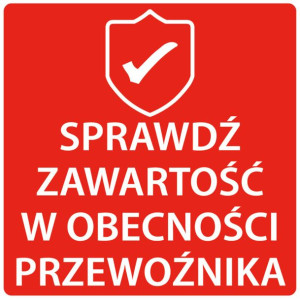 Etykiety 74x74mm Sprawdź Zawartość 1000szt