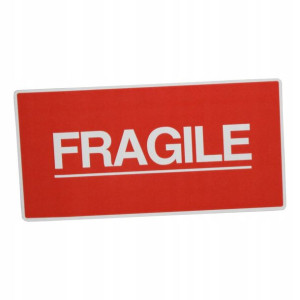 Etykieta 100x50mm Fragile A'500