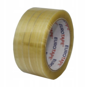 Taśma Pakowa Kauczuk Eurotape Transparent 48/100