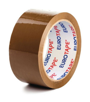 Taśma Pakowa Kauczukowa Euro-tape Brązowa 48/60