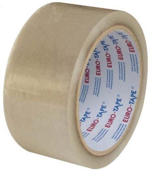 Taśma Pakowa Klejąca Euro-tape Transparent