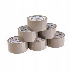 Taśma Pakowa Office Products Akryl Brązowa 48/50