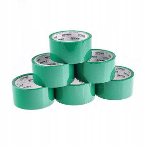 Taśma Pakowa Office Products Akryl Zielona 48/50