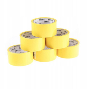 Taśma Pakowa Office Products Akryl Żólta 48/50