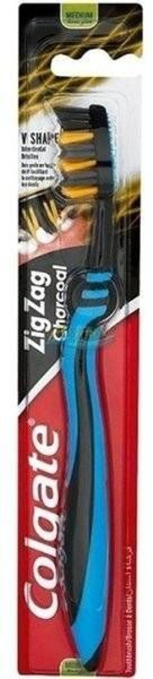 Colgate ZigZag Charcoal Szczoteczka do zębów MEDIUM 1szt.