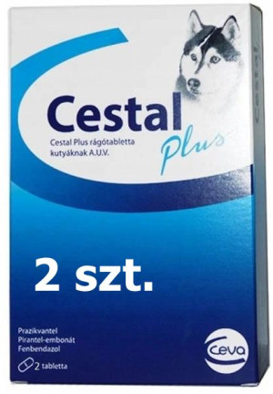 Cestal tabletki pasożyty robaki odrobaczenie psa 2