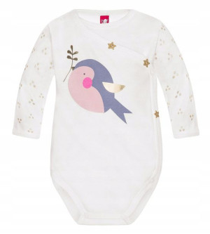 Eleganckie Body BOHO kopertowe 0-1 mies 56 cm