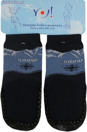 Kapcie z ABS Skarpetki z podeszwą 9 cm 1-3 mies
