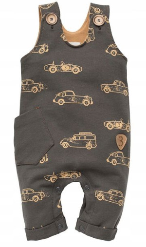 Ogrodniczki Bawełniane Pinokio OLD CARS 56 cm