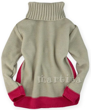 Okazja sweter sweterek zimowy golf 110 cm 4-5 lat