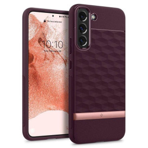 Etui Samsung Galaxy S22 Caseology Parallax Burgundowe