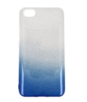 Etui Glitter Xiaomi Redmi Note 5a Srebrno- Niebieskie