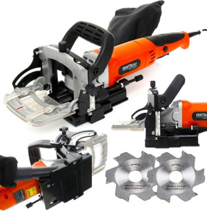 Frezarka Lamelownica Do Drewna 1250w 2x Frez 100mm