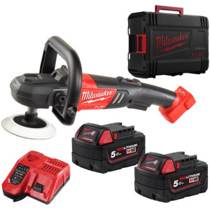 Polerka 18V 180mm 2x5ah Milwaukee M18 FAP180-502X