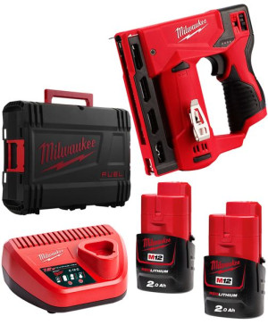 Zszywacz aku. T50 12V 2x2Ah Milwaukee M12 BST-202X