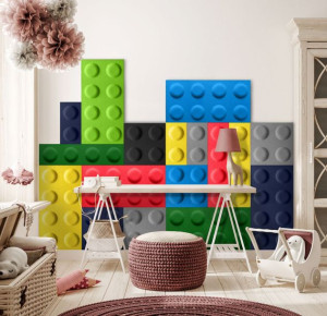 Panele Ścienne Klocki 30x15 Cm Zagłówek Filcowe