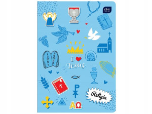 INTERDRUK Zeszyt A5 60 Kartek KRATKA RELIGIA