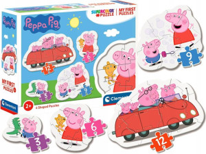 CLEMENTONI Moje Pierwsze Puzzle ŚWINKA PEPPA 2+