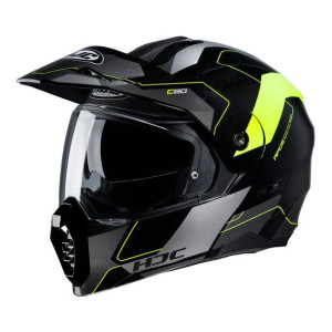 Kask HJC C80 ROX BLACK/YELLOW żółty fluo GRATISY