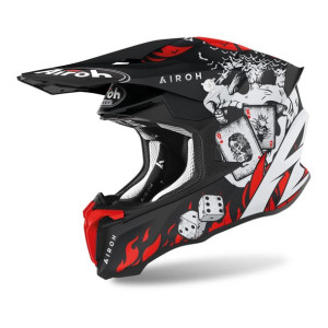 Kask AIROH TWIST 2.0 HELL MATT czerwony GRATISY