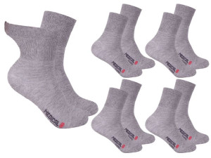 5x Skarpeta bezuciskowa damska zdrowotna Bawełna czesana r 35-37 Szare