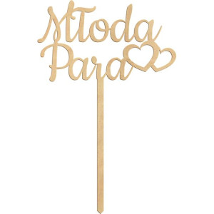Topper dekoracja na tort Młoda Para na wesele ślub