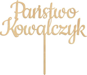 Personalizowany topper dekoracja na tort na każdą okazję