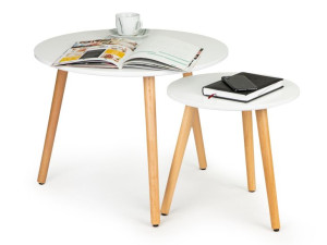 Zestaw 2 stolików kawowych salon jadalnia ModernHome