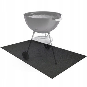 Mata pod grill bbq czarna 60x140 cm ochronna EKO
