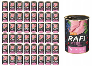 Karma Dla Psa Puszka Rafi Z Indykiem 60 X 400g