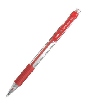 Długopis Mitsubishi Uni Sn 101 3 Kolory - Czerwony