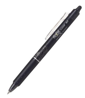 Pilot Frixion Ball Clicker Długopis Usuwalny Wymazywalny 0,7 Pióro - Czarny