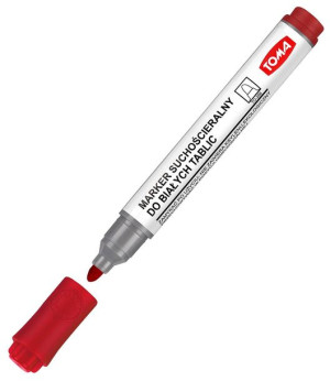 Marker Do Tablic Suchościeralnych Toma To-266 - Czerwony
