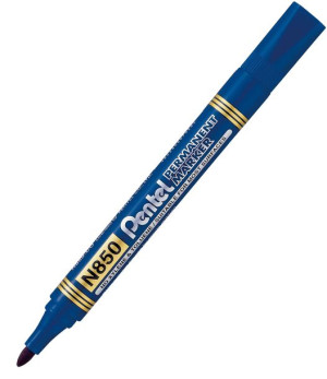 Marker Permanentny Pentel N850 (okrągła Końcówka) - Niebieski
