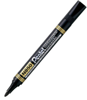 Marker Permanentny Pentel N850 (okrągła Końcówka) - Czarny