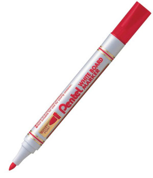 Marker Do Tablic Pentel Mw85 Okrągła Końcówka - Czerwony