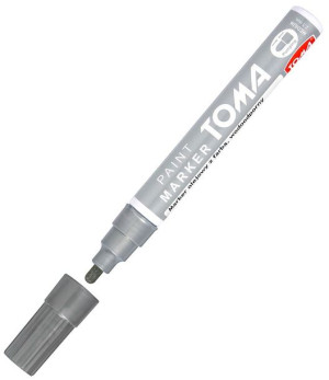 Marker Pisak Olejowy Uniwersalny Toma To-440 - Srebrny