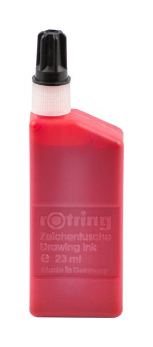 Tusz Kreślarski Rotring 23ml Rapidograf Rapitograf - Czerwony