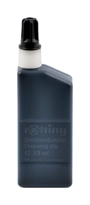 Tusz Kreślarski Rotring 23ml Rapidograf Rapitograf - Czarny