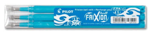 3 WKŁADY PILOT FRIXION 0,5 DO CIENKOPISU 7 KOL - Jasnoniebieski