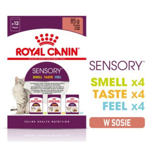 ROYAL CANIN Sensory Multipack karma mokra, kawałki w sosie 3x4x85g