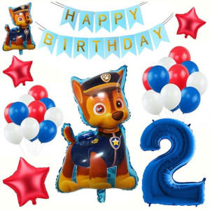 Balony Zestaw Na Urodziny 2 Latka Psi Patrol Chase