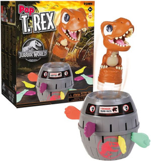 Tomy - Gra Pop Up T-rex - Jurassic World - T73290