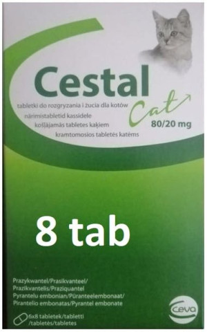 Tabletki Na Odrobaczenie Dla Kota Kotów 8 tabletek Odrobaczające Kota