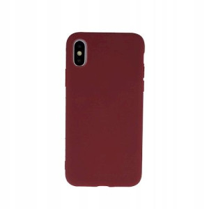 Etui Plecki Pokrowiec Samsung A21s Bordowe