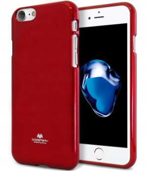 Etui Plecki Pokrowiec Samsung A8 2018 Czerwony