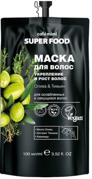 CafeMimi maska do włosów wzmocnienie i porost