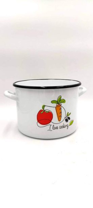 Garnek Em.wys.z Kalką 22cm/6,0l 1557 Wz14
