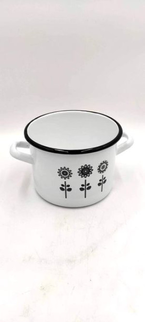 Garnek Emal.wysoki Z Kalką Primero 16cm/2,4l 26689 Wz2