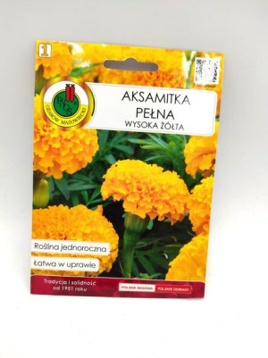 Aksamitka Pełna Wysoka Żółta 0,5g Nskpd006